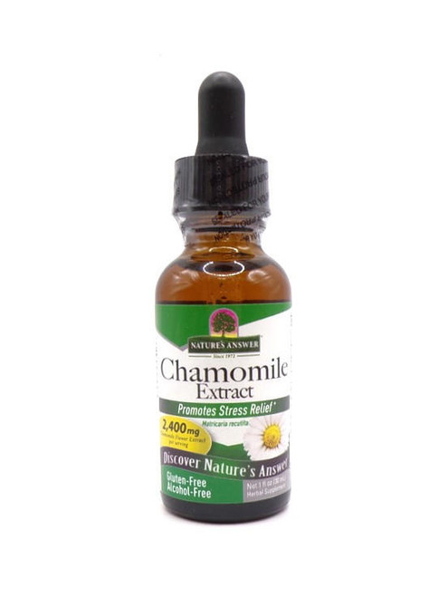 Nature’s Answer – Chamomile Extract 2,400mg – Alcohol‑Free Relaxation Support – 1oz
