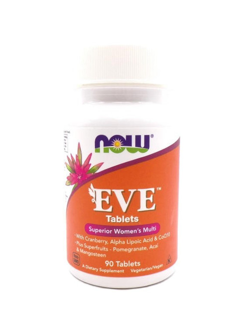 NOW Foods – Eve Women’s Multivitamin – Superior Women’s Daily Multi – 90 Tablets