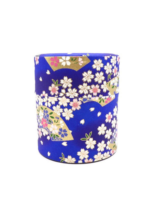 Fuji Merchandise Tea Container Navy Floral 150g 