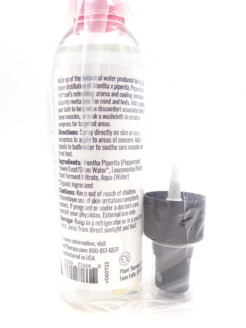 Plant Therapy - Peppermint Hydrosol Spray - 4oz 