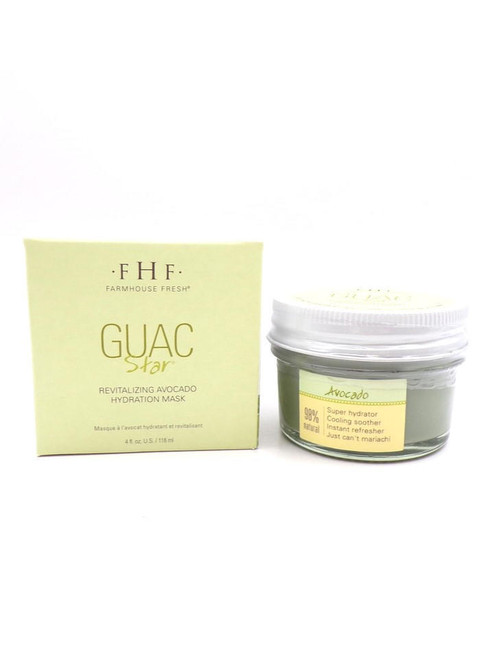 Farmhouse Fresh Guac Star Soothing Avocado Hydration Mask 4oz 