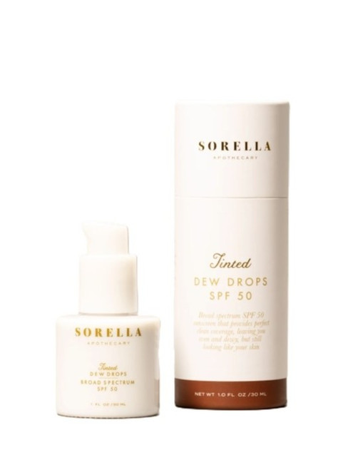 Sorella Apothecary – Tinted Dew Drops #4 – Broad Spectrum SPF 50 Tinted Sunscreen – 1oz