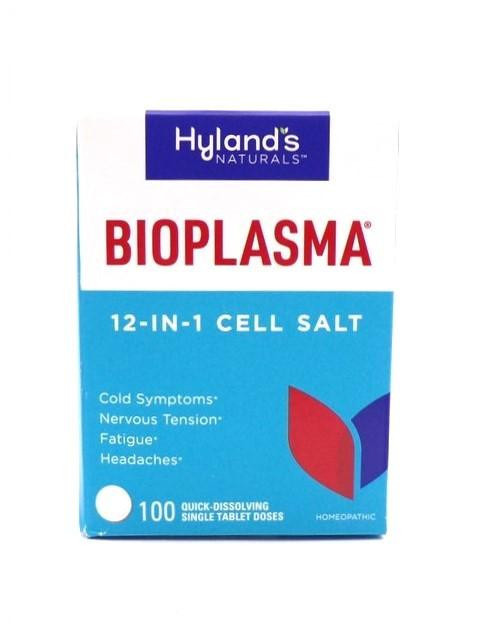 Hyland’s - Bioplasma 12‑in‑1 Cell Salt – Daily Mineral Support for Cellular Balance - 100 Dissolving Tablets