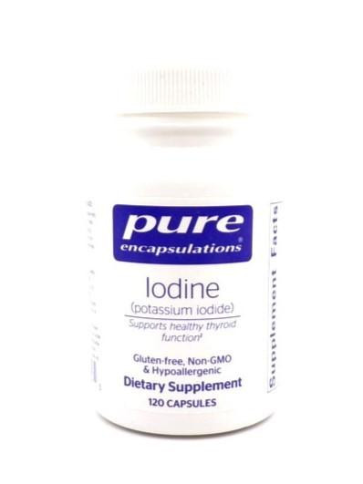 Pure Encapsulations – Iodine (Potassium Iodide) – Thyroid Function & Mineral Support – 225mcg – 120 Capsules