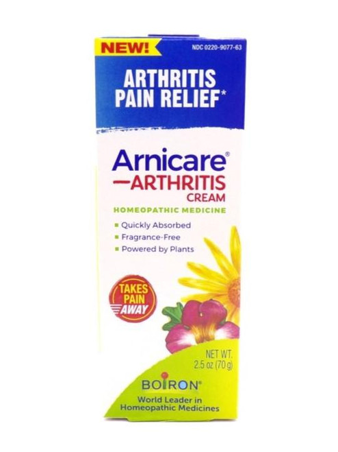 Boiron – Arnicare Arthritis Cream – Plant‑Based Joint & Arthritis Pain Relief – 2.5oz
