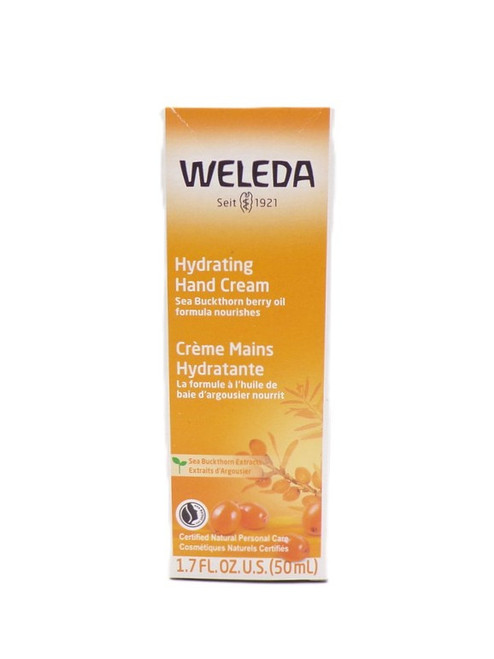Weleda – Hydrating Hand Cream – Sea Buckthorn Lightweight Nourishing Moisture – 1.7oz