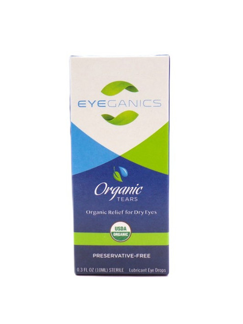 Eyeganics – Organic Tears – USDA Organic Plant‑Based Eye Drops – 0.3oz