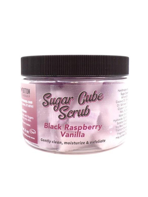 Rock Bottom Soap Black Raspberry Vanilla Sugar Cube Scrub - 6oz 