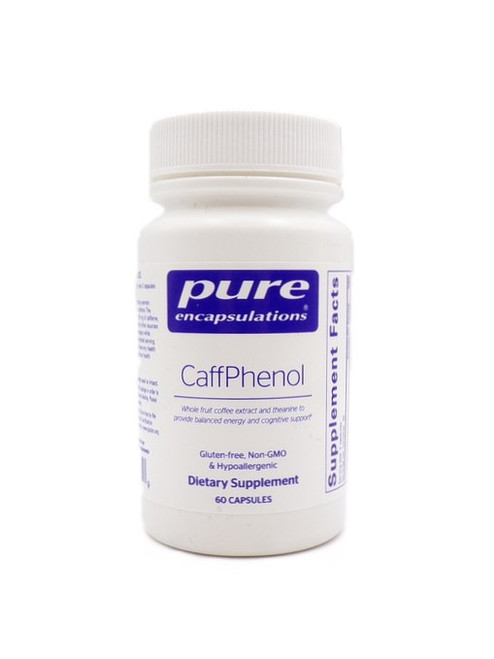 Pure Encapsulations CaffPhenol - Whole Fruit Coffee Extract - Energy - Cognitive Support - 60 Capsules 