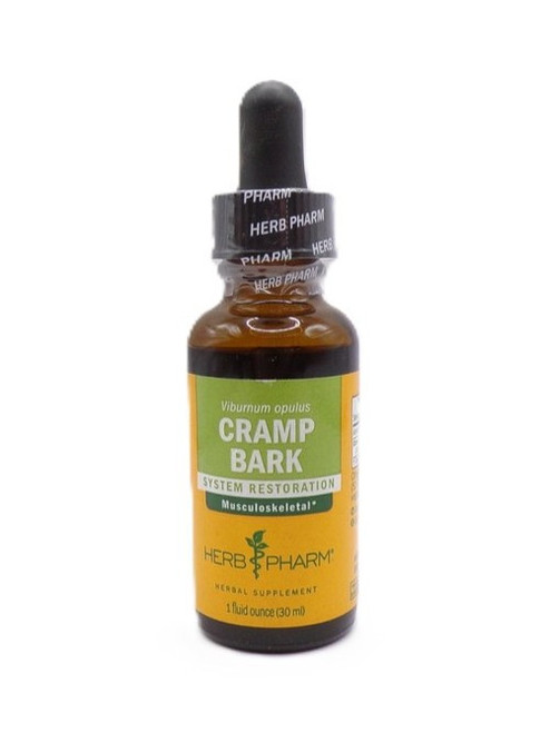 Herb Pharm – Cramp Bark Herbal Supplement – Organic Musculoskeletal Support Liquid Herbal Extract – 1 fl oz