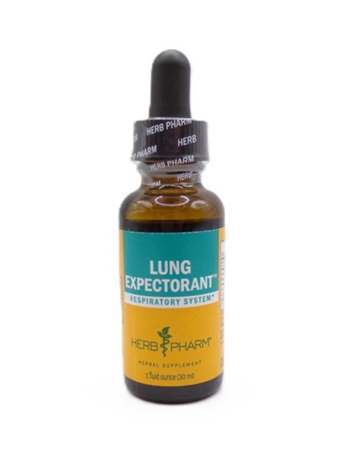 Herb Pharm – Lung Expectorant Herbal Supplement – Traditional Herbal Support for Normal Expectoration & Respiratory Immune Response – 1 fl oz