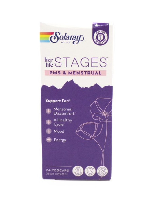 Solaray Her Life Stages PMS & Menstrual - 24ct 