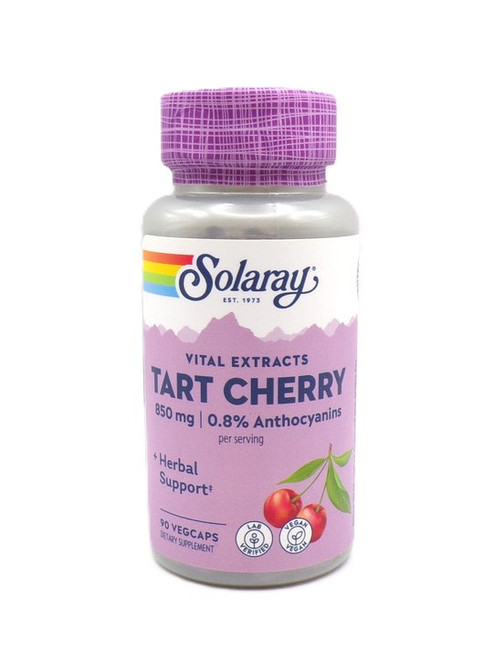 Solaray Tart Cherry - 850mg - Herbal Support - 90ct 