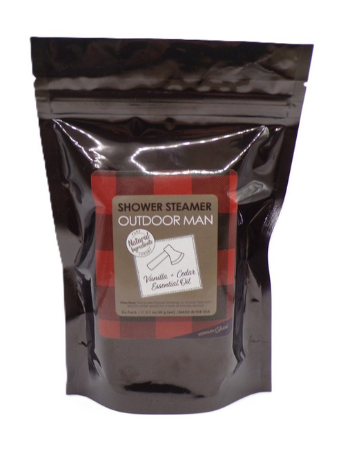 Seriously Shea Outdoor Man's Shower Steamer - 6 pack 