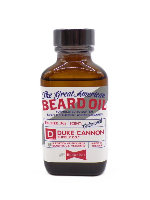Duke Cannon Budweiser Beard Oil - 3oz 