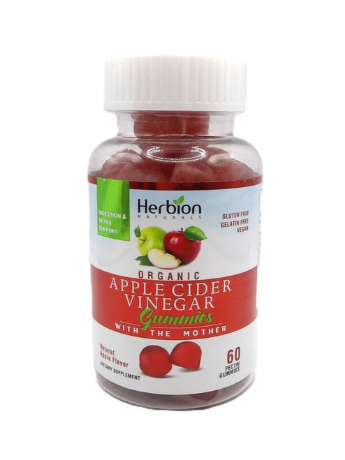 Herbion Naturals Organic Apple Cider Vinegar Gummies - 60ct 