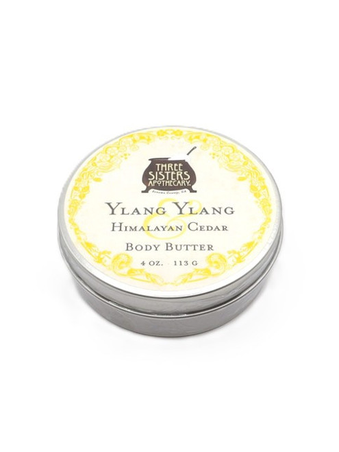 Three Sisters Apothecary Ylang Ylang Body Butter - 4oz 