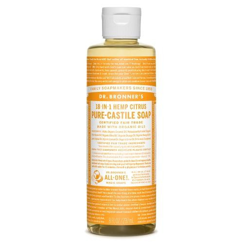 Dr Bronners Hemp Citrus Castile Soap 8oz