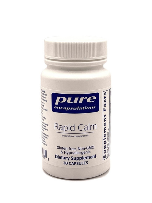 Pure Encapsulations – Rapid Calm – Fast‑Acting Occasional Stress & Anxiety Support – 30 Capsules