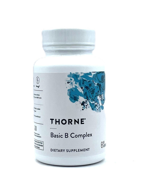Thorne – Basic B Complex – Active B‑Vitamin Blend for Daily Wellness – 60 Capsules