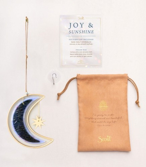 Scout Curated Wears Stained Glass Light Catcher - Moon Star 