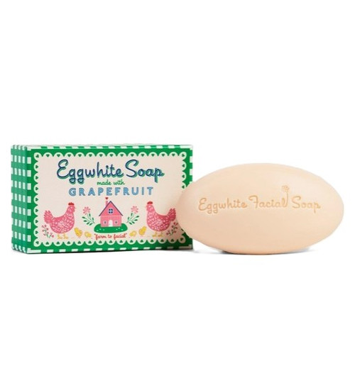 Kalastyle – Eggwhite Soap with Grapefruit – Brightening Pore‑Tightening Facial Bar – 2.25oz