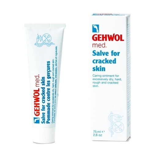Gehwol – Med Salve for Cracked Skin – Intensive Ointment for Very Dry, Rough & Cracked Skin – 75ml / 2.6oz