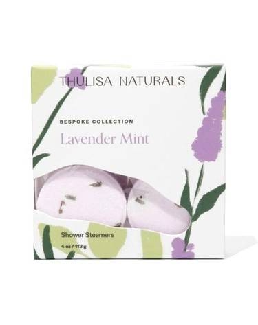 Thulisa Naturals – Lavender Mint Shower Steamers – Fresh, Comforting Aromatherapy for Daily Self‑Care – 4ct