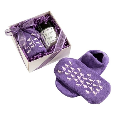 Sonoma Lavender – Gift Set: Lavender Hydrating Socks & Lavender Foot Balm – Aromatic Foot‑Care Set