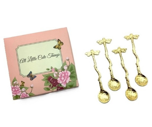 All Little Cute Things – Gold Plated Butterfly Spoons – 4‑Piece Set

Photo Credit - All Little Cute Things