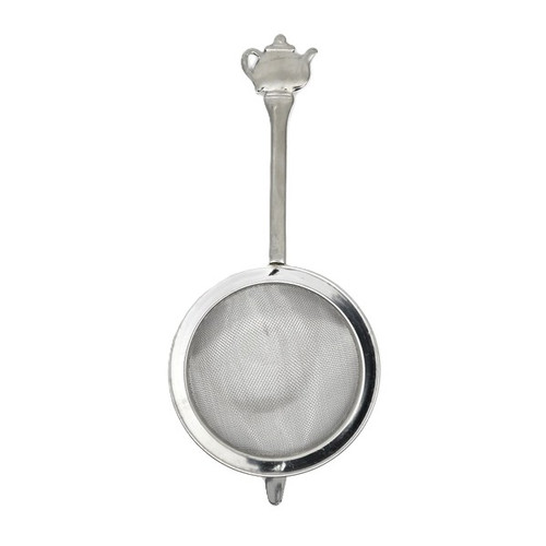 Urban Tokyo – Stainless Steel Tea Strainer with Teapot Handle – 3" × 5.75"
