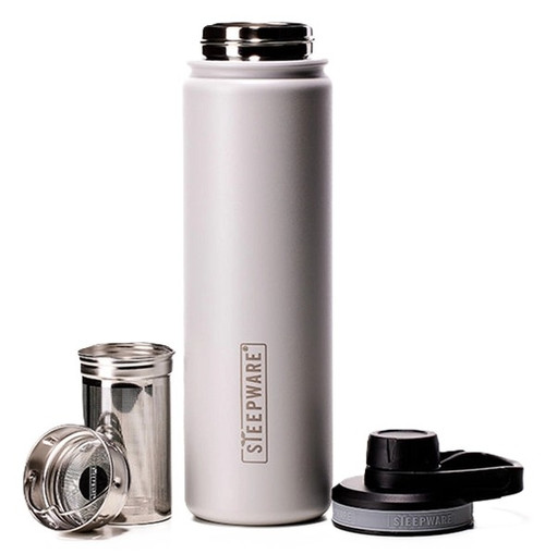 Steepware – Everest Tea Tumbler – Fog Stainless Steel Loose‑Leaf Tea Tumbler – 22oz