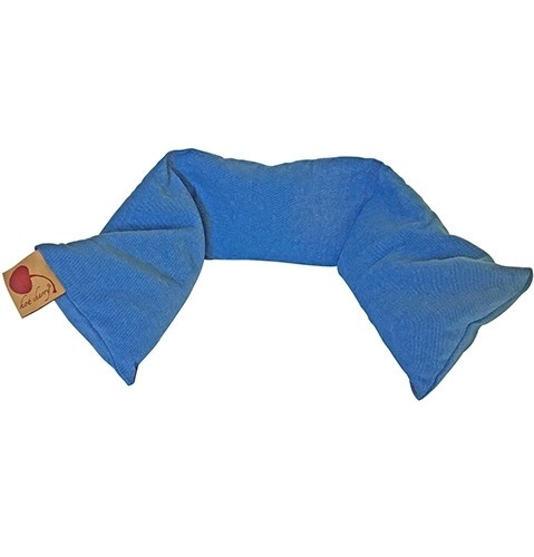 Hot Cherry Pillows – Neck Wrap – Blue Denim - Soothing Hot‑or‑Cold Comfort – 5" × 22"
