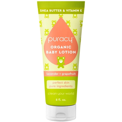 Puracy – Organic Baby Lotion – Gentle Plant‑Based Hydration – Lavender & Grapefruit – 8oz