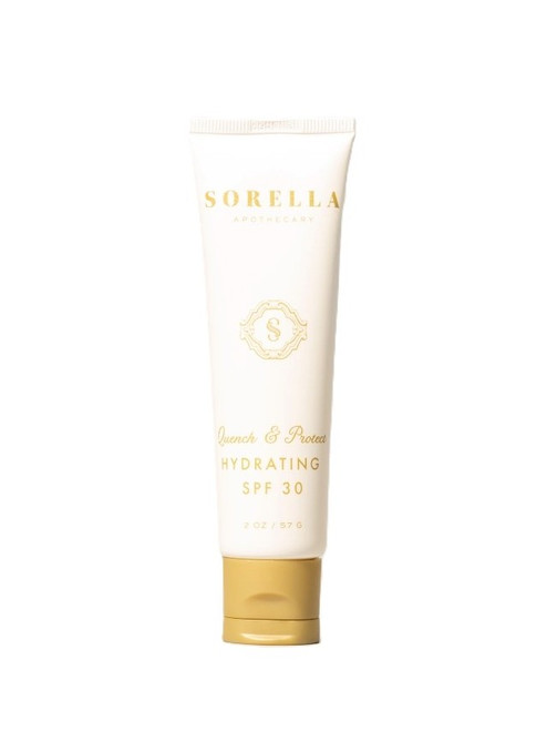 Sorella Apothecary – Quench & Protect Hydrating SPF 30 – Moisturizing & Repairing Mineral Sunscreen – 2oz