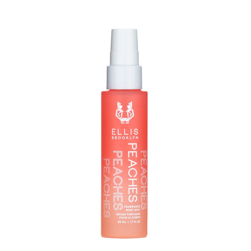 Ellis Brooklyn – Peaches Fragrance Body Mist – Fresh, Juicy Peach Scent – 1.69oz / 50ml