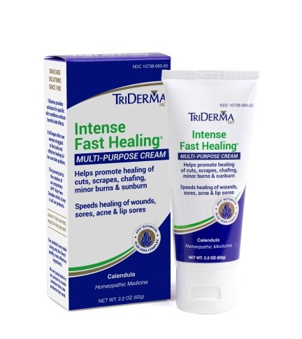 TriDerma MD – Intense Fast Healing - Multi‑Purpose Cream – Comforting Care for Stressed, Damaged Skin – 2.2oz