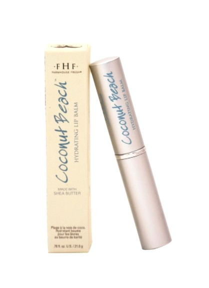 FarmHouse Fresh – Coconut Beach Lip Balm – Creamy, Long‑Wear Hydration – 0.12oz