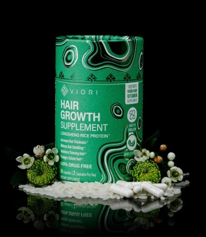 Viori – Hair Growth Supplement – Longsheng Rice Protein Complex™ – Daily Hair‑Beauty Nutrition – 60 Capsules