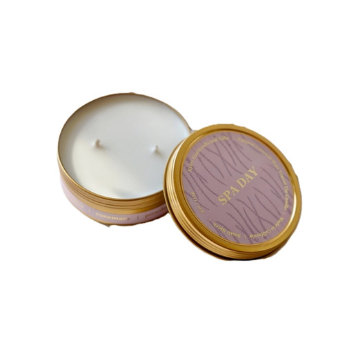 Kyler Handcrafts and Gifts – Spa Day Candle – Calming Lavender & Rosemary – 4oz
