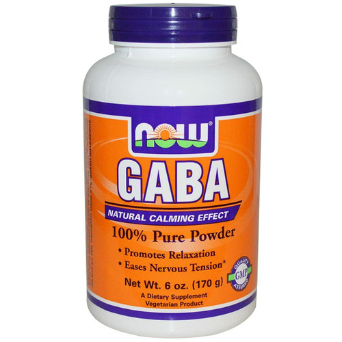 NOW Foods – GABA 100% Pure Powder – Relaxation & Nervous System Support – 6oz