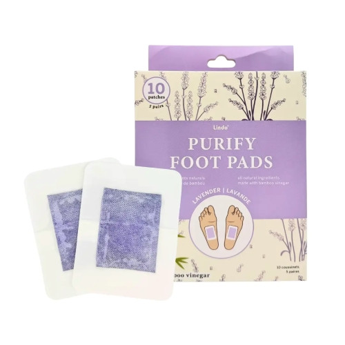 Lindo – Purify Foot Pads – Lavender - Comfort & Overnight Refresh – 5 Pairs