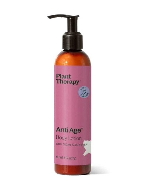 Plant Therapy – Anti Age Body Lotion – Reviving Argan, Aloe & Shea Hydration – 8oz