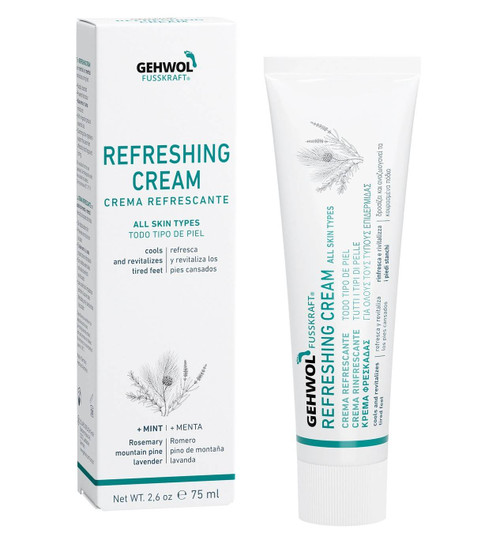 Gehwol – Refreshing Cream – Cooling, Deodorizing & Revitalizing Foot‑Care Support – 75ml / 2.6oz