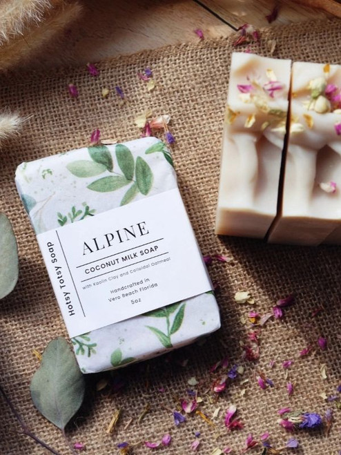 Hotsy Totsy – Alpine Coconut Milk Soap – Crisp Forest‑Fresh Cleanse with Peppermint, Scotch Pine & Eucalyptus – 5oz