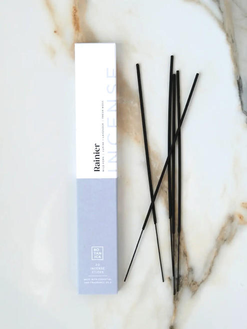 Botanica – Rainer Incense – Pacific Northwest Woods & Wildflower Aroma – 20 Sticks