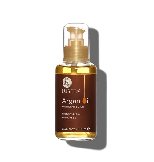 Luseta Beauty – Argan Oil Hair Repair Serum – Moisture, Shine & Damage‑Control Support – 3.38oz