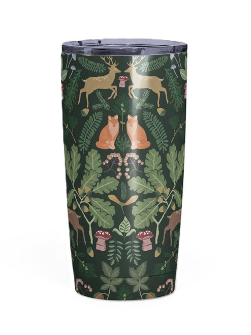June Apothicarie - Woodland Wonder - Kaleidoscope Woodland Insulated Tumbler - Stainless Steel - 20oz