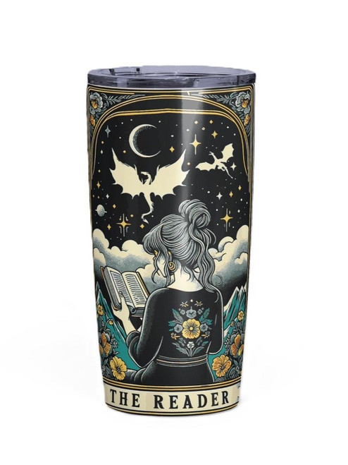 June Apothicarie - The Reader - Insulated Tumbler - Stainless Steel - 20oz
