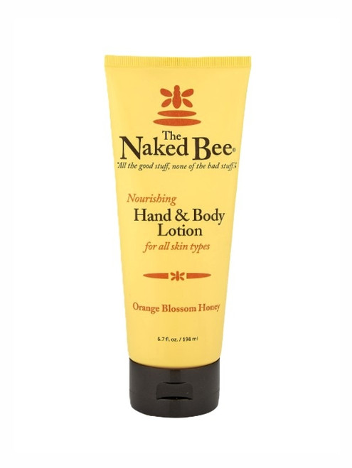 The Naked Bee - Orange Blossom Honey Hand & Body Lotion - Bright Citrus Honey Moisture - 6.7oz